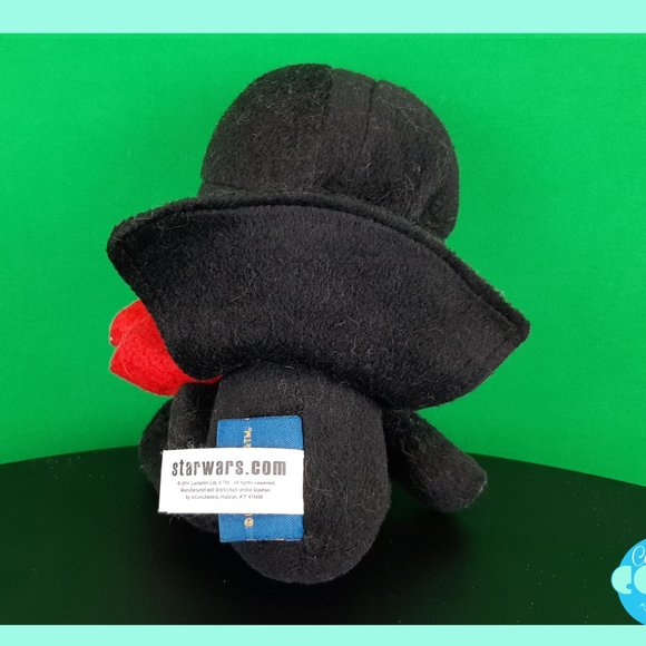Star Wars Darth Vader 7 inch Plush with Rose an new matching handmade yarn scarf - Picture 5 of 8
